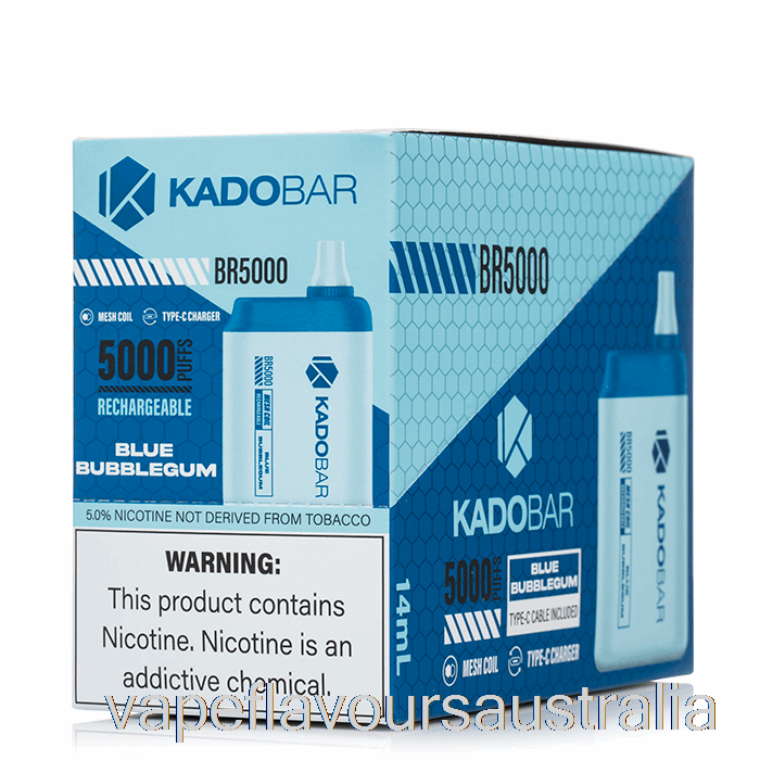 Vape Flavours Australia [5-Pack] Kado Bar BR5000 Disposable